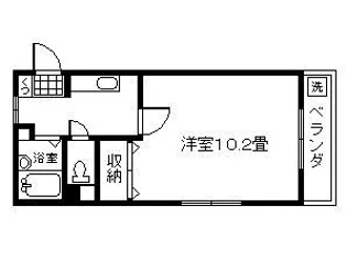 カサデルソル【3階】の間取り