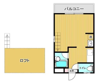 プラザ・ドゥ・ヴェールB【2階】の間取り
