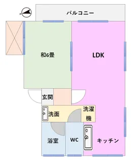 AizuNoir【1階】の間取り