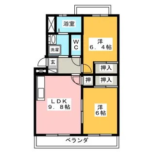 コンチェルト【2階】の間取り