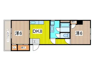 サンドーレ【2階】の間取り