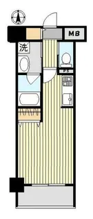 アフィニテ武蔵小杉【7階】の間取り