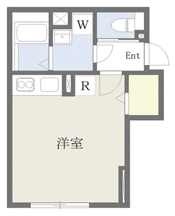 エクサム下北沢III【1階】の間取り