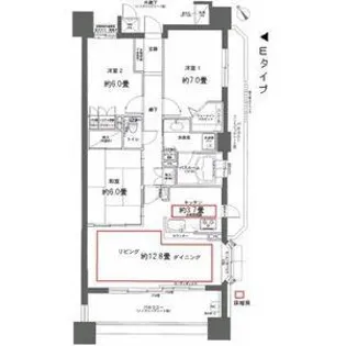 レジディア泉【12階】の間取り