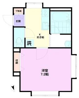オリーブハウス【1階】の間取り