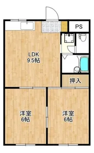 モンシェール志津II【1階】の間取り