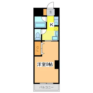 サニーメイトとがわ【4階】の間取り