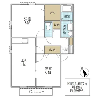 名木内コート C【1階】の間取り