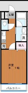 クィンヒルコート【1階】の間取り