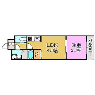 アッシュメゾン平野ノースI【3階】の間取り