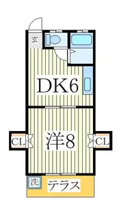 藤和コーポ【1階】の間取り