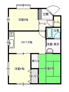 ハインツシマI【2階】の間取り