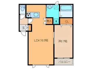 East GardenI【3階】の間取り