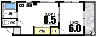 小松コーポ【4階】の間取り