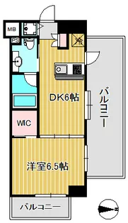 レジディア武蔵小杉【5階】の間取り