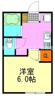 Fullea千葉中央【2階】の間取り
