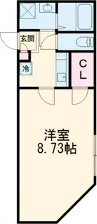 ルフォン一之江【1階】の間取り