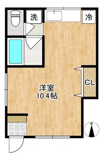 ホームズタチカワ【1階】の間取り