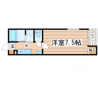 イーストポートII【1階】の間取り