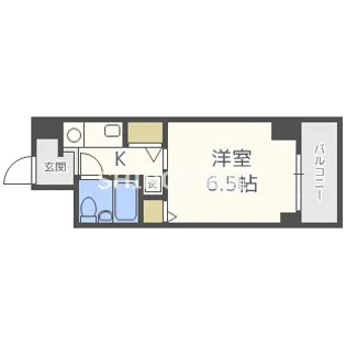 グランディ梅田北【6階】の間取り