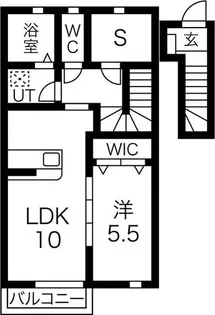 オルニス【2階】の間取り
