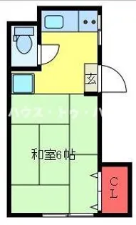 濱吉荘【2階】の間取り
