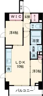 ザ・パークハビオSOHO高田馬場テラス【5階】の間取り