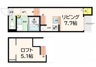 Le Miel【1階】の間取り