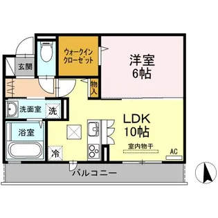 セレブ ウィット【1階】の間取り