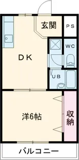 マンションヨコタ2号館【4階】の間取り