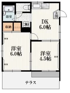 メゾンワダ【1階】の間取り