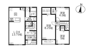 リーブルファイン熊谷円光の間取り