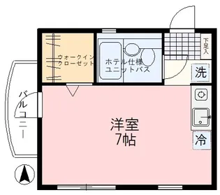 ヴィラージュ吉祥寺【2階】の間取り