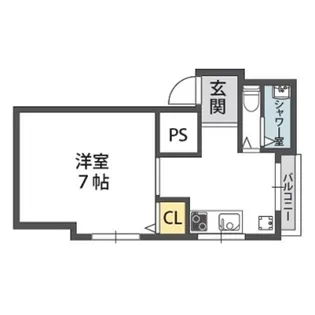ハイツ大空【4階】の間取り
