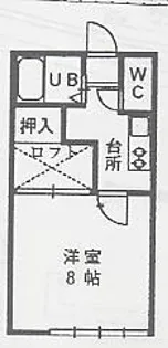 ルーキーリーグ【2階】の間取り