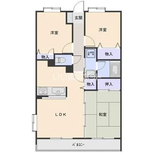 ピースアベニュー192【5階】の間取り