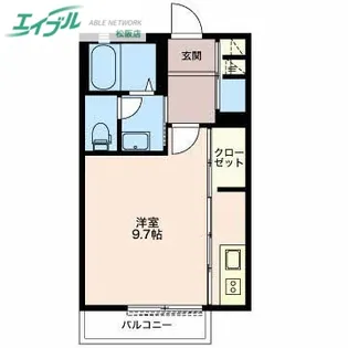 ルミエール泰山A【1階】の間取り