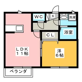 Alivio【1階】の間取り