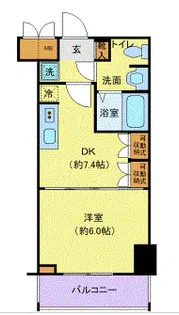 Supre新横浜【3階】の間取り