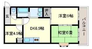 マジュールメゾン【4階】の間取り