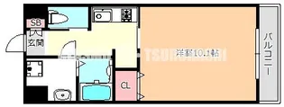 フォレストグレイス深江橋II【11階】の間取り