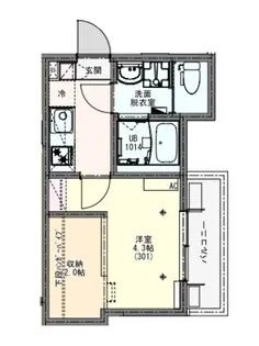 KEIAI RESIDENC西八王子II【3階】の間取り