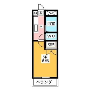 コーポチェリー【2階】の間取り