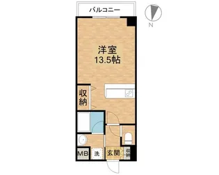 ロックビレッヂ【6階】の間取り