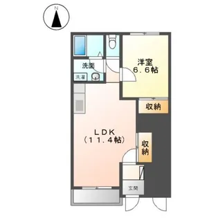 Xie Xie(謝 謝)(シェイシェイ)【1階】の間取り