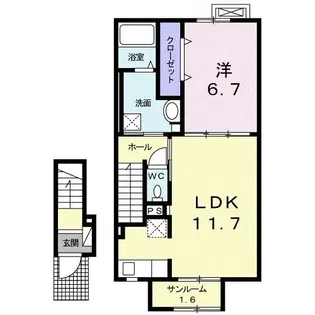 イーメゾン【2階】の間取り
