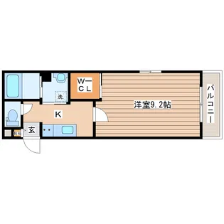 アルクスナバタ一番町【1階】の間取り
