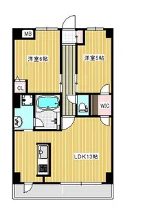 CITY GRANDE南光台【7階】の間取り