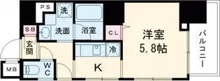 ZOOM椎名町【14階】の間取り