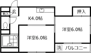 サンライズ成増【3階】の間取り